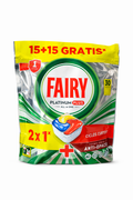 Fairy Platinum Plus Cápsulas para Máquina de Lavar Loiça 30 Cápsulas