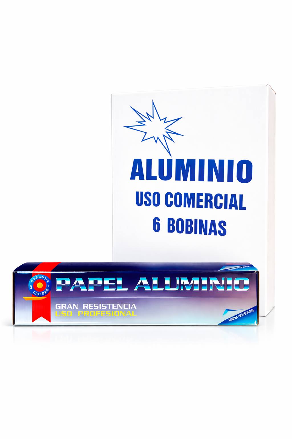 Rolo Alumínio 40 Cm * 200 Mts. Pack 6 rolos
