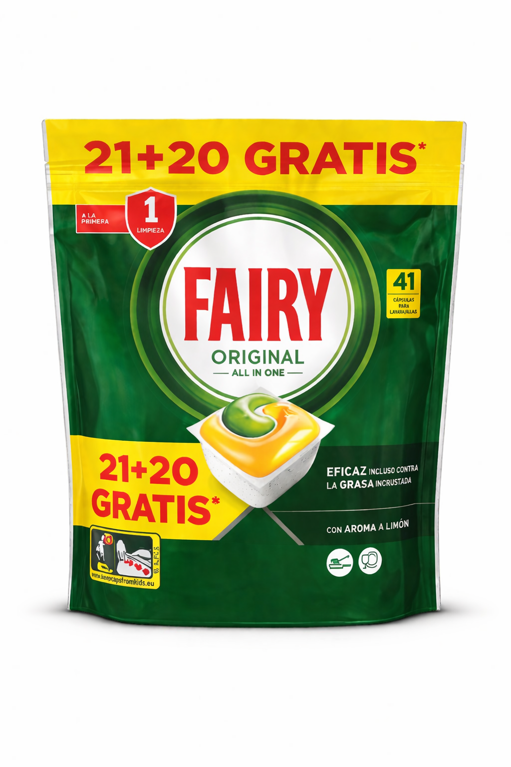 FAIRY ALL IN 1 ORIGINAL Dishwasher - 41 Cápsulas
