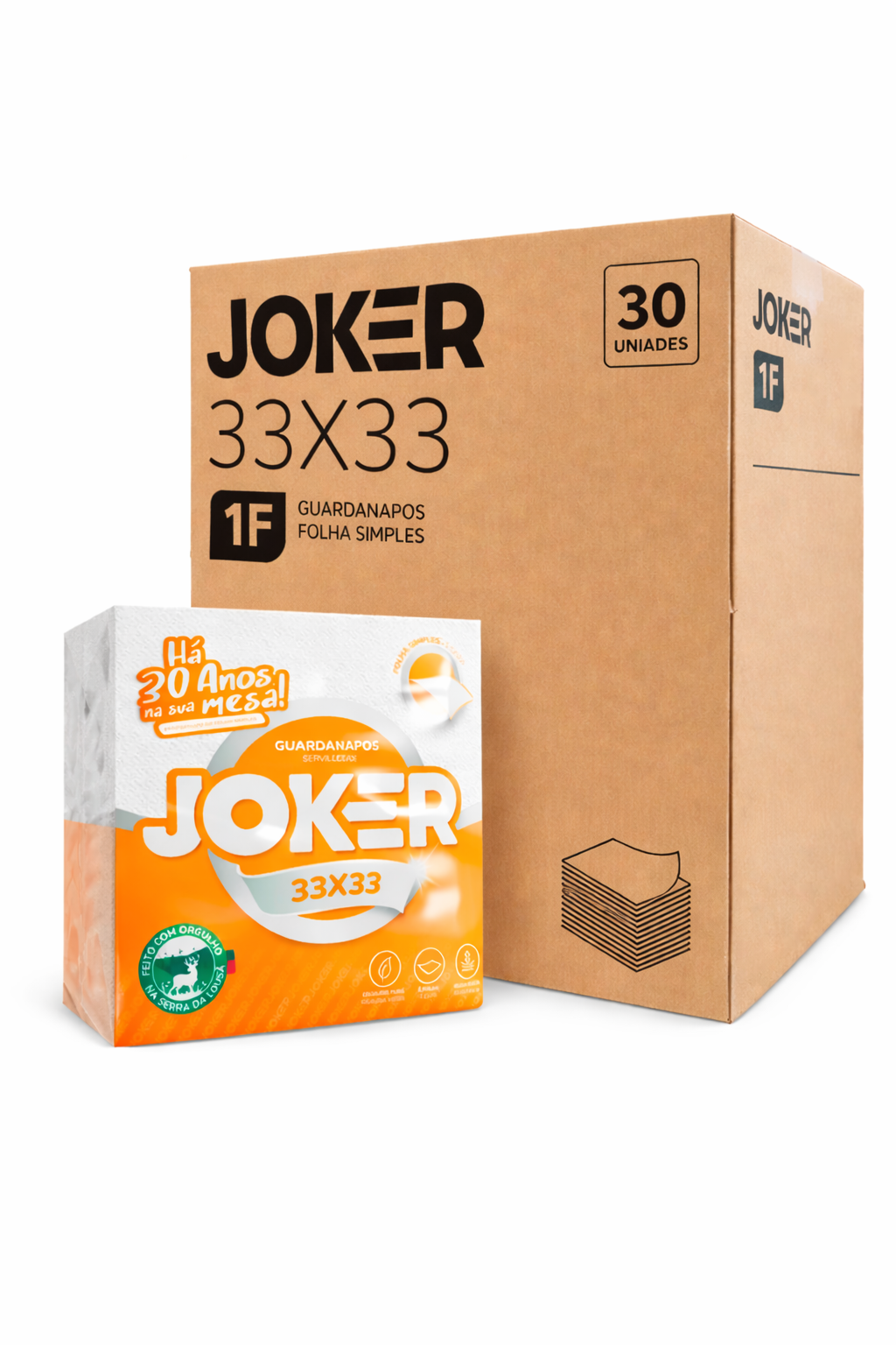 Guard. Mesa Joker  33*33 X XXX cx. c/ 30 Mçs. c/ 80 Fls.