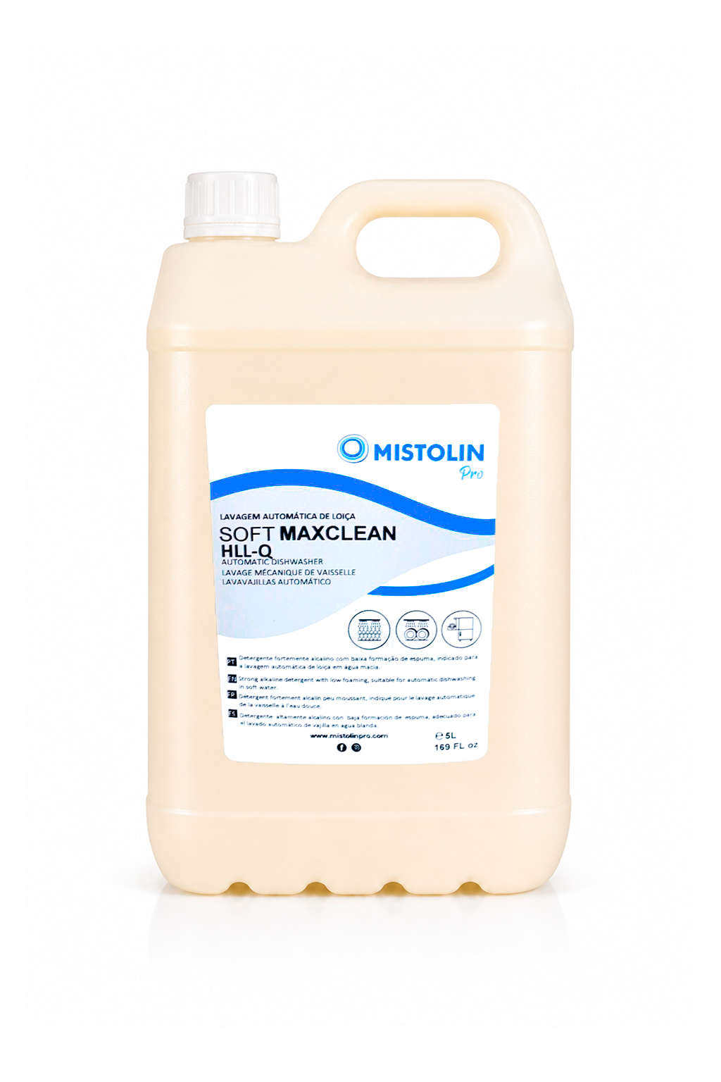 Detergente Lavagem Mecânica de Loiça HLL-Q  Mistolin Pro 5 L