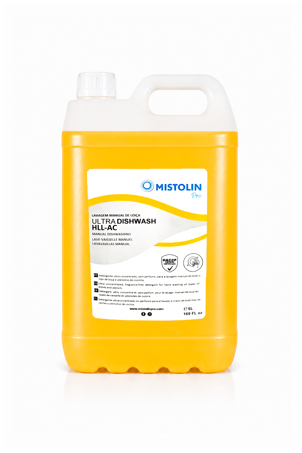 Detergente Lava Loiça Concentrado HLL-AC Mistolin Pro 5 L