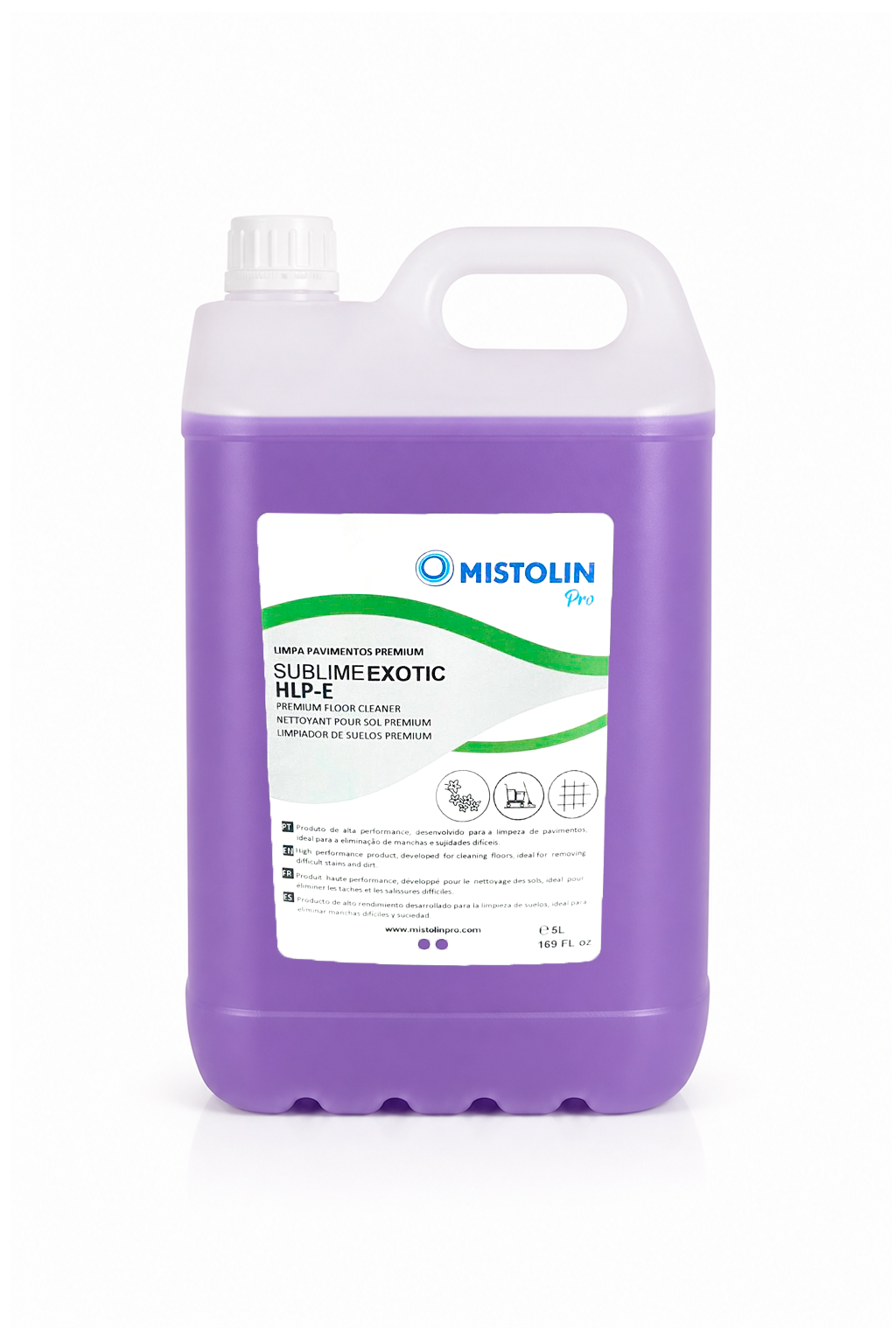 Limpa Pavimentos Perfumado HLP-Exotic Mistolin Profissional 5 L