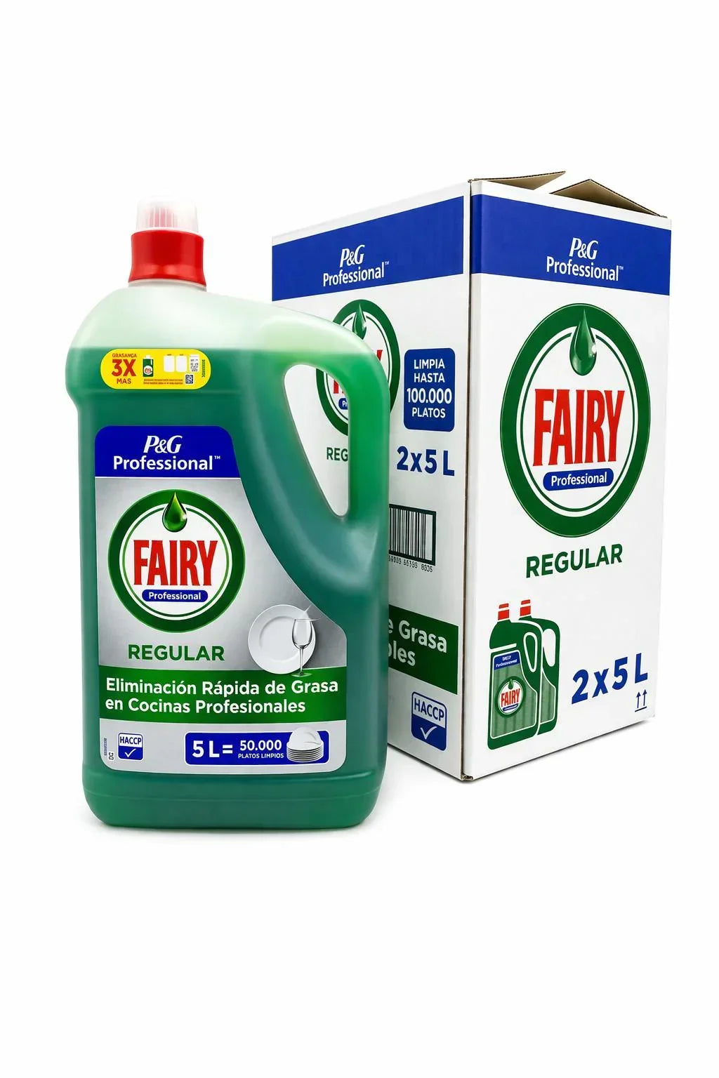 Detergente Lava Loiça Fairy Professional – Pack 2 x 5 L