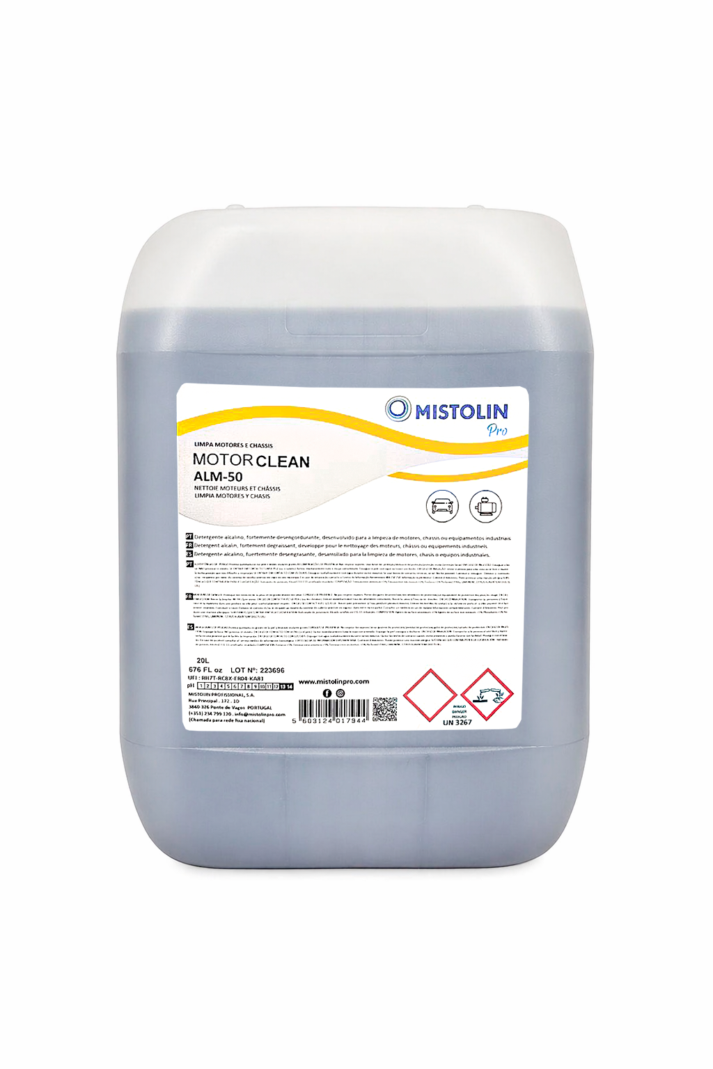 Limpa Motores e Chassis Automóvel ALM-50 Mistolin Pro  20 L