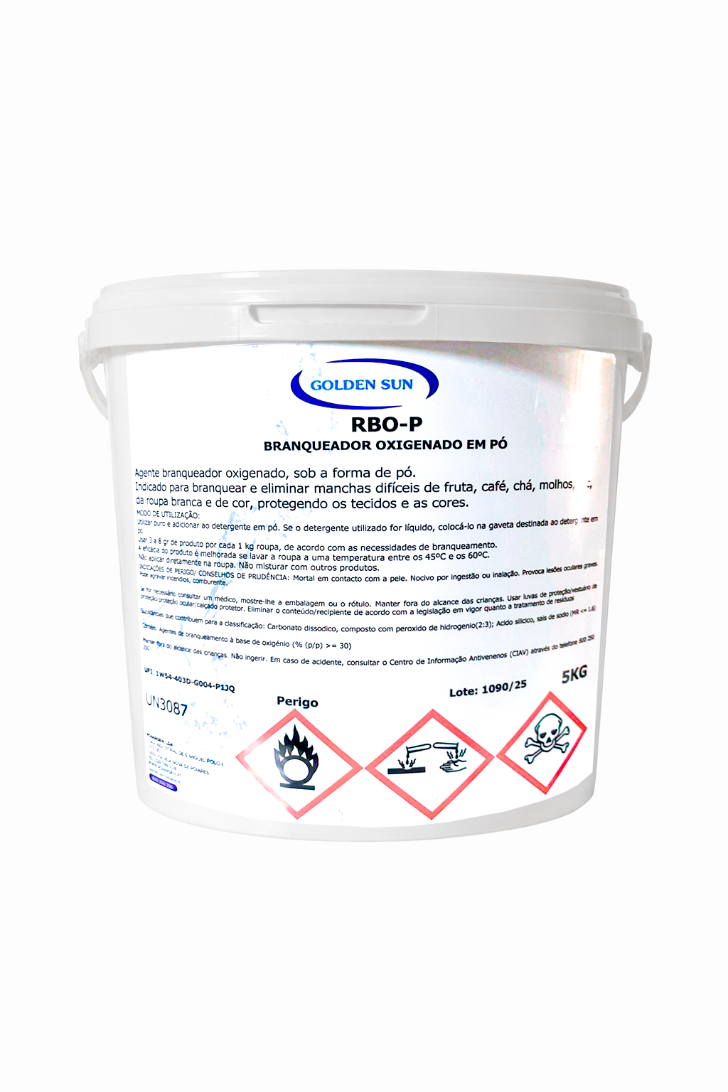 Branqueador Oxigenado em Pó RBO-P Golden Sun 5 kg